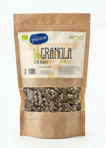 GRANOLA PROTEINOWA BEZ DODATKU CUKRÓW BIO 320 g - PAPAGRIN