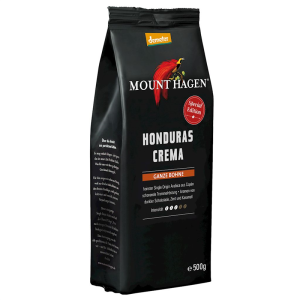 KAWA ZIARNISTA ARABICA 100 % HONDURAS CREMA DEMETER BIO 500 g - MOUNT HAGEN