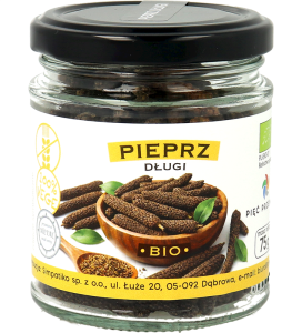 PIEPRZ DŁUGI BEZGLUTENOWY BIO 75 g - PIĘĆ PRZEMIAN