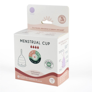 KUBECZEK MENSTRUACYJNY FIOLETOWY ROZMIAR S - FEMI.EKO