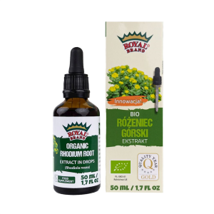 EKSTRAKT Z RÓŻEŃCA GÓRSKIEGO W KROPLACH BIO 50 ml - ROYAL BRAND
