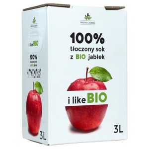 przecena SOK JABŁKOWY NFC BIO 3 L - DOLINA CZERSKA