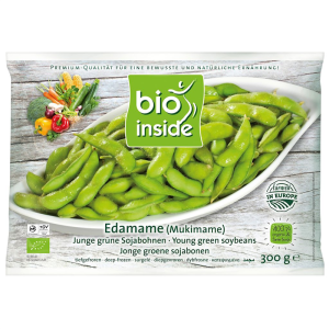 SOJA EDAMAME W STRĄKACH MROŻONA BIO 300 g - BIO INSIDE