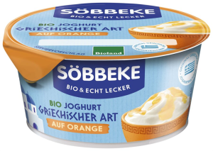 JOGURT TYPU GRECKIEGO Z POMARAŃCZĄ IO 150 g - SOBBEKE