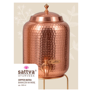 MIEDZIANY BANIACZEK NA WODĘ 5 L - SATTVA (AYURVEDA)