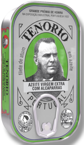 TUŃCZYK PŁATY W OLIWIE Z OLIWEK EXTRA VIRGIN Z KAPARAMI 120 g (78 g) - TENORIO