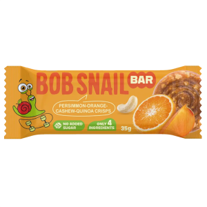 BATON PERSYMONA - POMARAŃCZA - ORZECHY NERKOWCA BEZ DODATKU CUKRÓW 35 g - BOB SNAIL