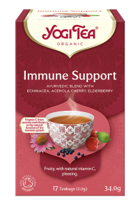 przecena HERBATKA NA ODPORNOŚĆ (IMMUNE SUPPORT) BIO (17 x 2 g) 34 g - YOGI TEA