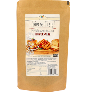MIESZANKA UNIWERSALNA BEZ DODATKU CUKRÓW BEZGLUTENOWA 500 g - PIĘĆ PRZEMIAN