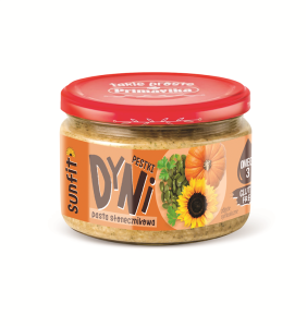 PASTA SŁONECZNIKOWA Z PESTKAMI DYNI BEZGLUTENOWA 180 g - PRIMAVIKA