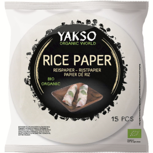 PAPIER RYŻOWY BEZGLUTENOWY BIO (15 szt.) 150 g - YAKSO