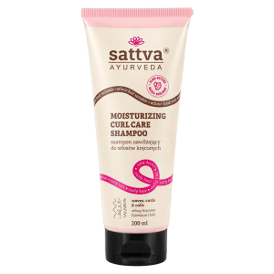 SZAMPON NAWILŻAJĄCY DO WŁOSÓW KRĘCONYCH 200 ml - SATTVA (AYURVEDA)