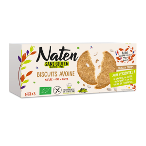 CIASTKA OWSIANE BEZGLUTENOWE BIO 130 g - NATEN