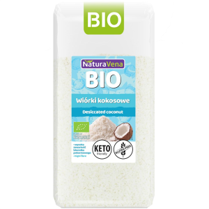 WIÓRKI KOKOSOWE BEZGLUTENOWE BIO 200 g - NATURAVENA