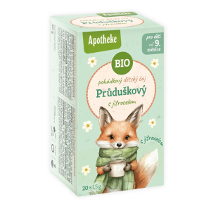 HERBATKA BAJKOWA DLA DZIECI NA OSKRZELA Z BABKĄ LANCETOWATĄ BIO (20 x 1,5 g) 30 g - APOTHEKE