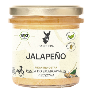 PASTA KANAPKOWA PAPRYKA JALAPENO BEZGLUTENOWA BIO 135 g -  SANCHON