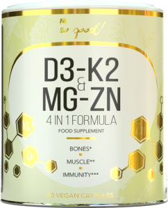 WITAMINA K2 + D3 + MAGNEZ + CYNK 60 KAPSUŁEK - SO GOOD!