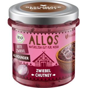 PASTA KANAPKOWA CHUTNEY CEBULOWY BEZGLUTENOWA BIO 140 g - ALLOS