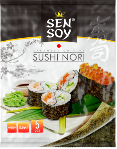 ALGI NORI PRAŻONE DO SUSHI (5 szt) 12,5 g - SEN SOY