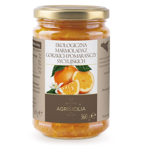 MARMOLADA Z GORZKICH POMARAŃCZY SYCYLIJSKICH BIO 360 g - AGRISICILIA