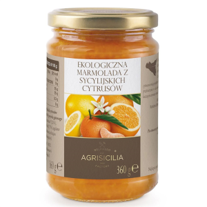 MARMOLADA Z CYTRUSÓW SYCYLIJSKICH BIO 360 g - AGRISICILIA