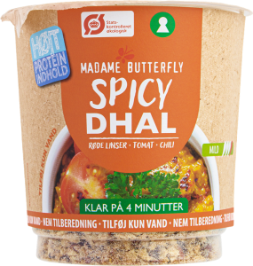 DANIE BŁYSKAWICZNE PROTEINOWE DAL PIKANTNY BIO 60 g - MADAME BUTTERFLY