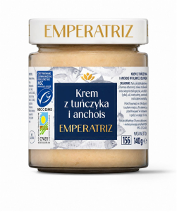 PASTA Z TUŃCZYKA BIAŁEGO I ANCHOIS MSC 140 g - EMPERATRIZ