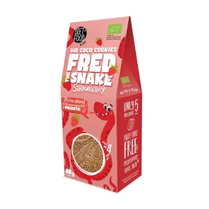 CIASTKA BŁONNIKOWE KOKOSOWE Z TRUSKAWKAMI BIO 80 g - DIET-FOOD (KIDS)