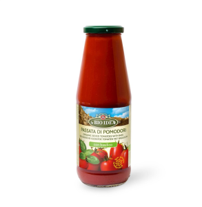 przecena SOS POMIDOROWY PASSATA Z BAZYLIĄ BIO 680 g - LA BIO IDEA