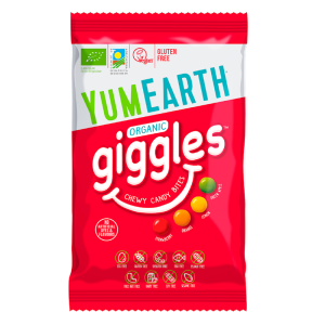 DRAŻE MIĘKKIE (GIGGLES) BEZGLUTENOWE BIO 40 g - YUM EARTH