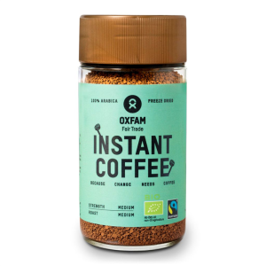 KAWA ROZPUSZCZALNA LIOFILIZOWANA ARABICA 100 % FAIR TRADE BIO 100 g - OXFAM