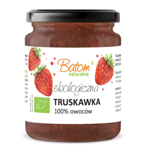 TRUSKAWKA 100 % BEZ DODATKU CUKRÓW BIO 260 g - BATOM