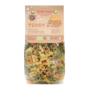 MAKARON (SEMOLINOWY TRÓJKOLOROWY) MISIE BIO 200 g - DALLA COSTA