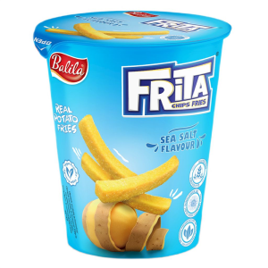 FRYTKI ZIEMNIACZANE SMAŻONE Z SOLĄ MORSKĄ BEZGLUTENOWE 40 g - BALILA