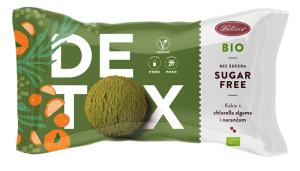 CIASTKA Z CHLORELLĄ I SKÓRKĄ POMARAŃCZY DETOX BEZ CUKRU BIO (2 szt.) 34 g - DELICIA