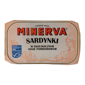 SARDYNKI MSC W BIO SOSIE POMIDOROWYM 120 g - MINERVA