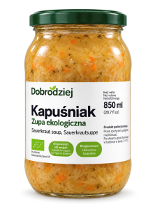 ZUPA KAPUŚNIAK BEZGLUTENOWA BIO 850 ml  - DOBRODZIEJ