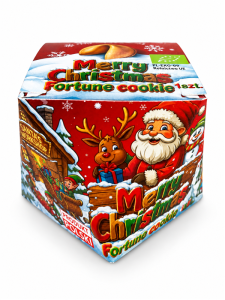 CIASTECZKO Z WRÓŻBĄ NA ŚWIĘTA BOŻEGO NARODZENIA BIO 6 g - D&D FUN COOKIES (PRODUKT SEZONOWY)