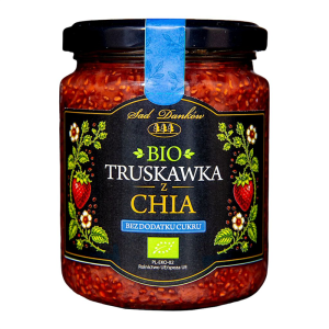 TRUSKAWKA Z CHIA BEZ DODATKU CUKRÓW BIO 240 g - SAD DANKÓW