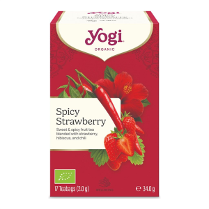 HERBATKA PIKANTNA TRUSKAWKA BIO (17 x 2 g) 34 g - YOGI