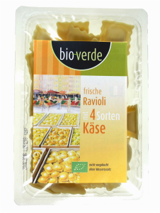RAVIOLI ŚWIEŻE 4 SERY BIO 250 g - BIO VERDE