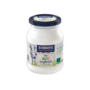 JOGURT PROBIOTYCZNY ABC (3,8 % TŁUSZCZU W MLEKU) BIO 500 g (SŁOIK) - SOBBEKE