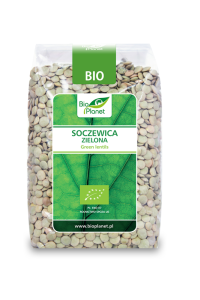 SOCZEWICA ZIELONA BIO 400 g - BIO PLANET