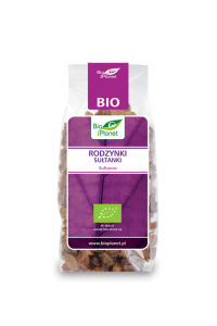 RODZYNKI SUŁTANKI BEZGLUTENOWE BIO 200 g - BIO PLANET