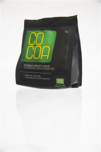 ORZECHY BRAZYLIJSKIE W SUROWEJ CZEKOLADZIE BIO 70 g - COCOA