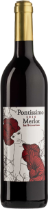 WINO IL PONTE MERLOT CZERWONE PÓŁWYTRAWNE BIO 0,75 L (WŁOCHY)