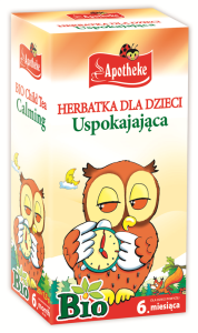 HERBATKA DLA DZIECI - USPOKAJAJĄCA BIO (20 x 1,5 g) 30 g - APOTHEKE