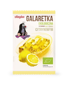 GALARETKA O SMAKU CYTRYNOWYM BEZGLUTENOWA BIO 40 g - AMYLON