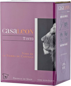WINO CASA LEON CZERWONE WYTRAWNE BIO 3 L (HISZPANIA)