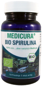 SPIRULINA (GLONY) BIO 150 PASTYLEK 60 g - MEDICURA